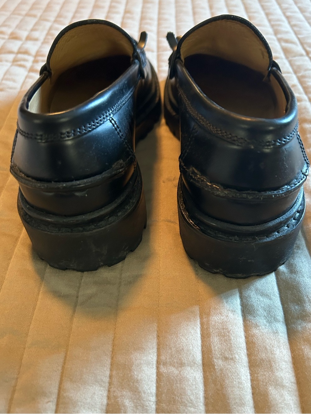 Isabel Marant Black Tassel Loafers - Classic Leather Slip-Ons - Picture 5 of 10